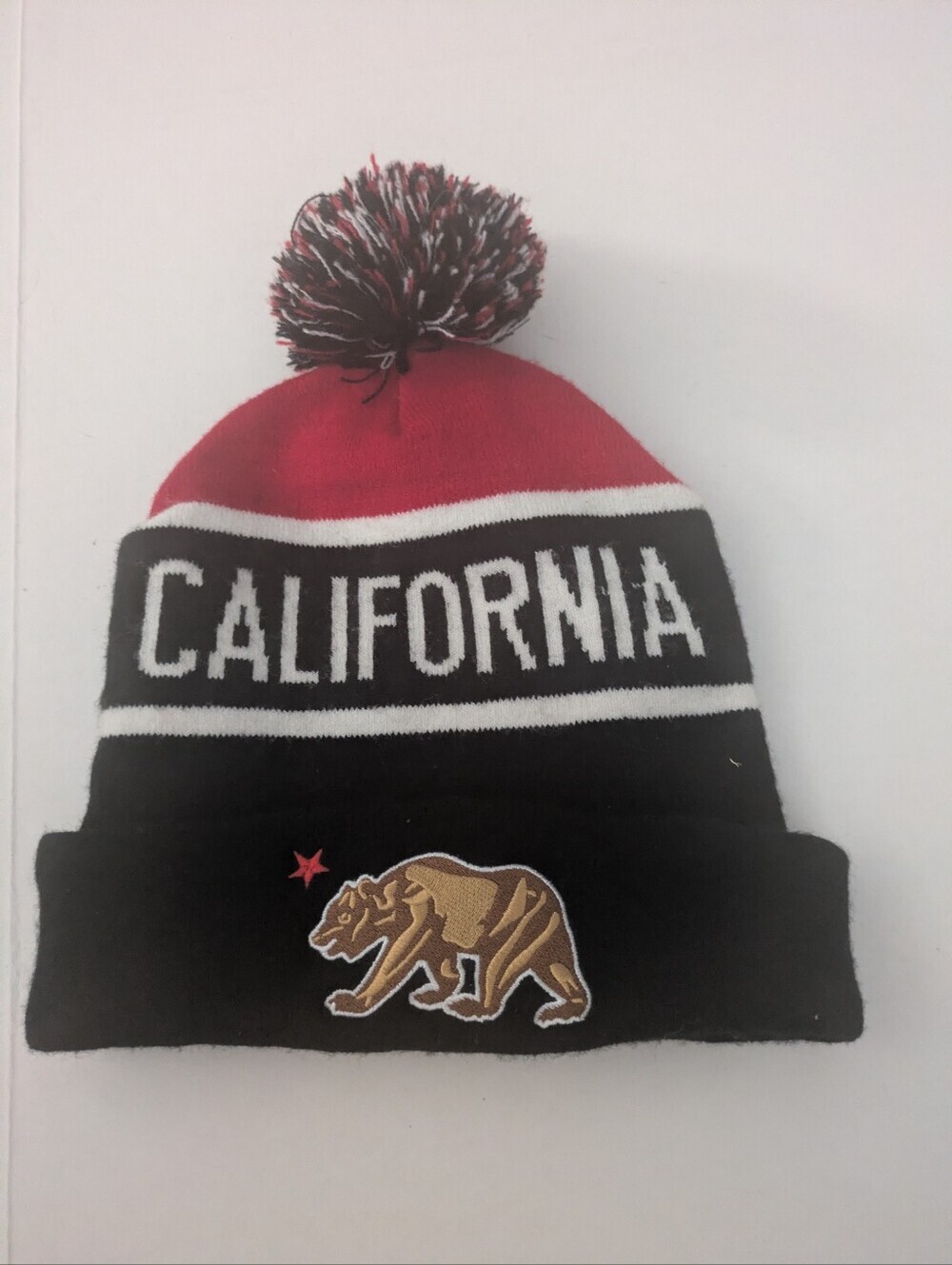 California beanie With Bear